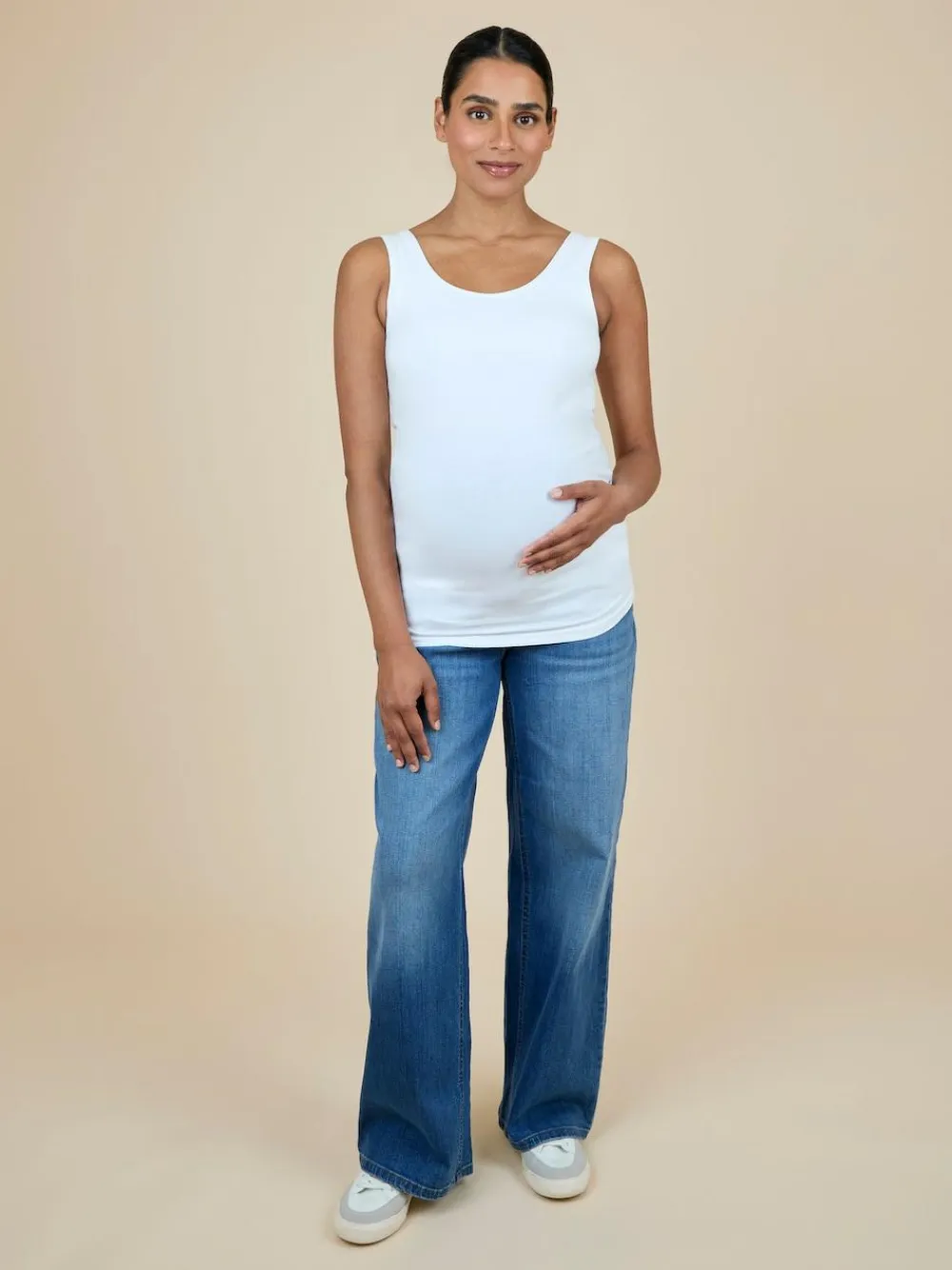Jojo Maman Bébé Black 2-Pack Maternity Vests^Women Loungewear