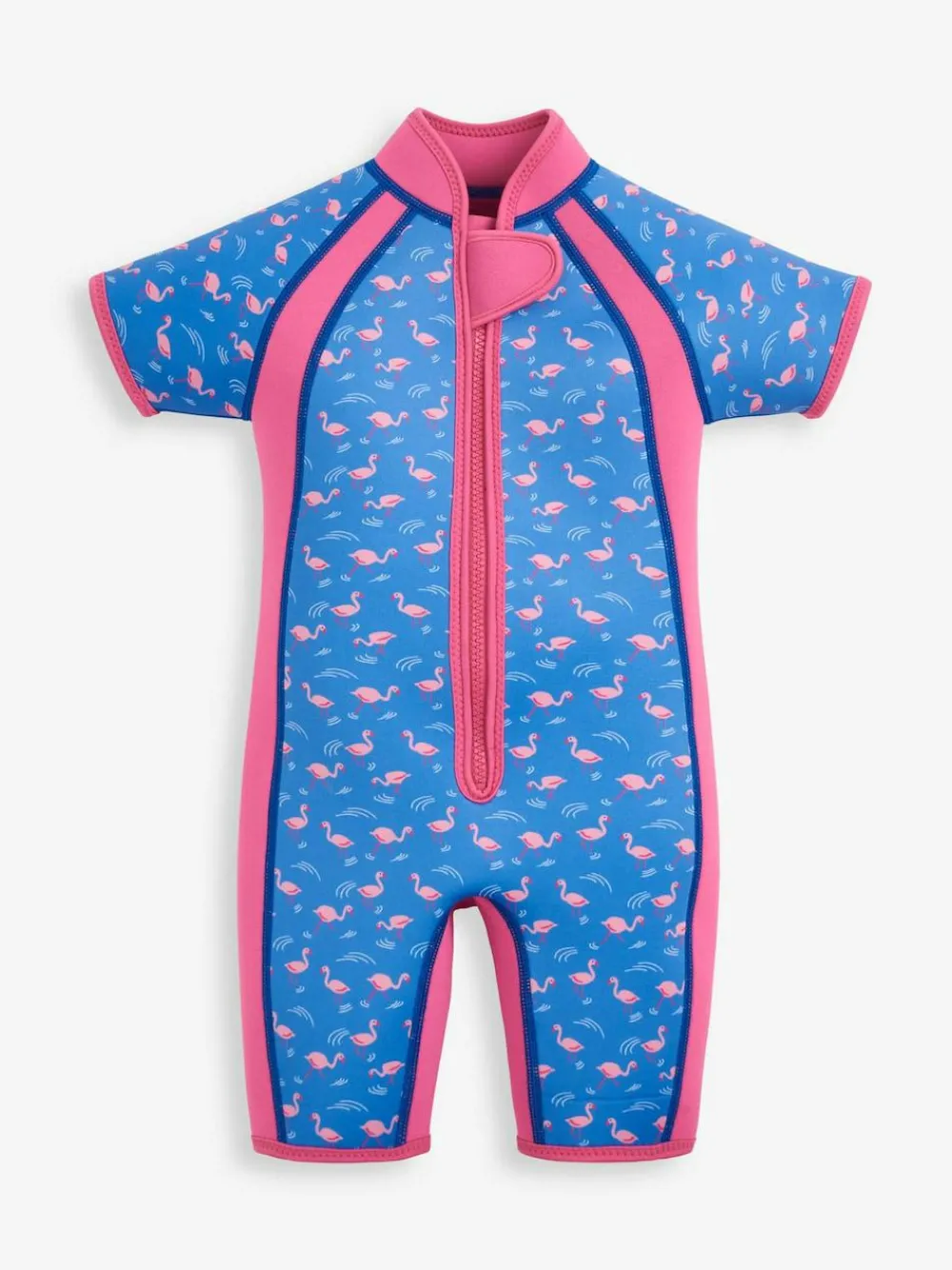 Hot Jojo Maman Bébé Floral Print Junior Wetsuit Blue
