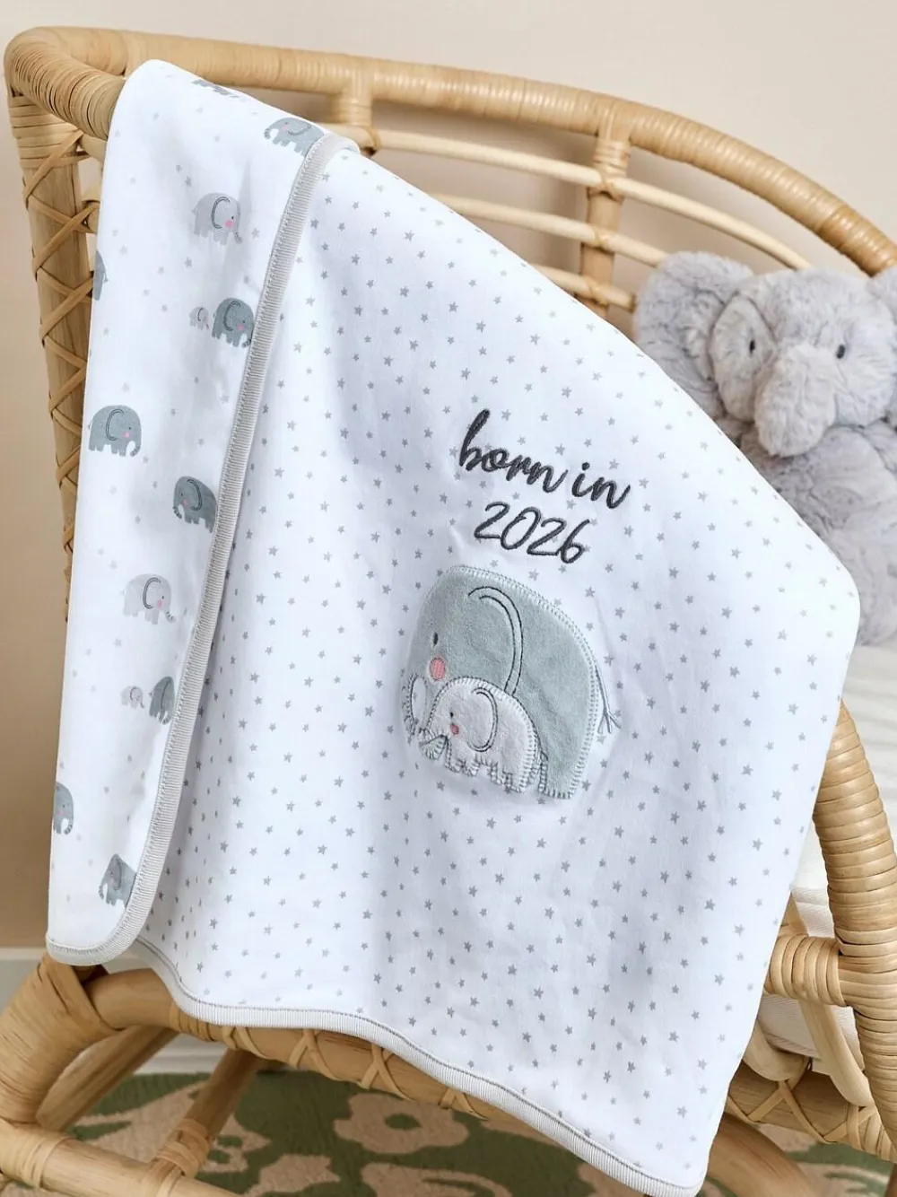 Hot Jojo Maman Bébé Born in 2026 Jersey Shawl