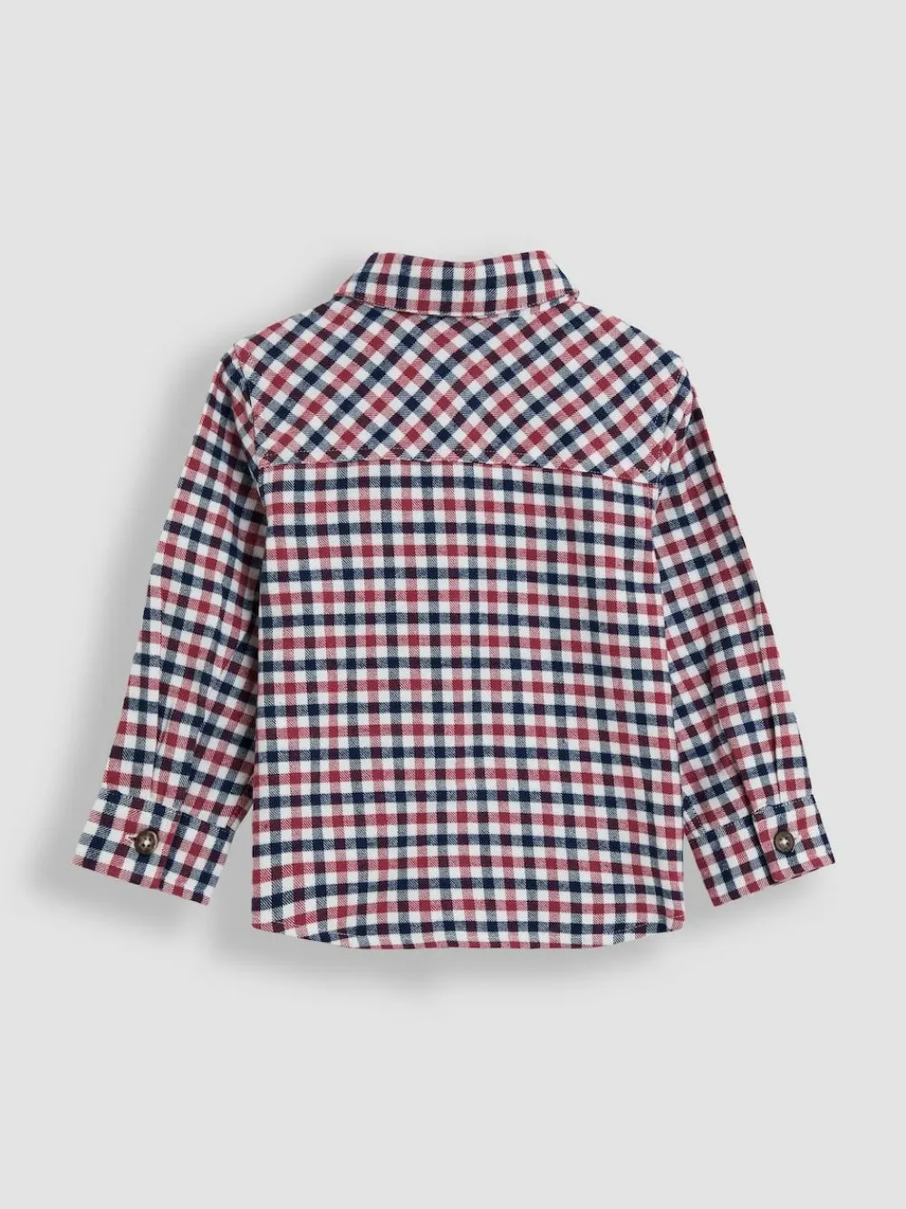 Discount Jojo Maman Bébé Brushed Shirt Burgundy Red