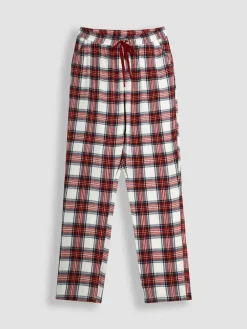 Jojo Maman Bébé Cream Mens Check Woven Pyjama Set^ Pyjamas