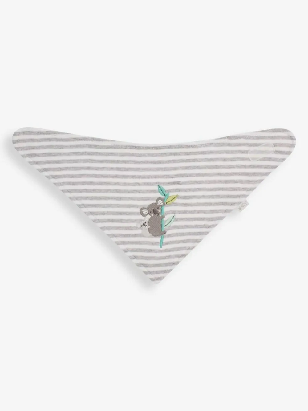 Jojo Maman Bébé Grey Koala 3-Pack Cotton Baby Dribble Bibs^ Bibs