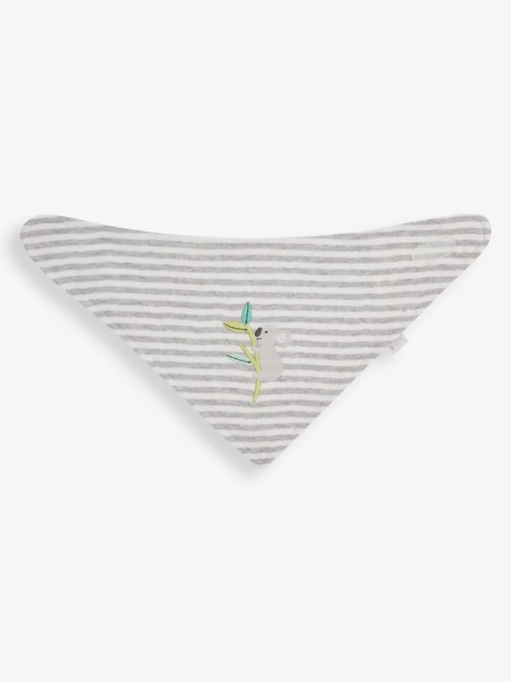 Jojo Maman Bébé Grey Koala 3-Pack Cotton Baby Dribble Bibs^ Bibs