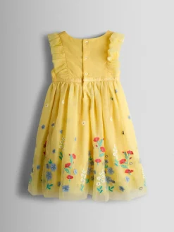 Jojo Maman Bébé Ruffle Tulle Appliqué Party Dress^ Dresses|Occasionwear