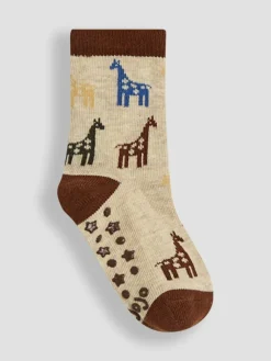 Jojo Maman Bébé Natural 3-Pack Socks^BOY Socks & Tights|Socks & Tights