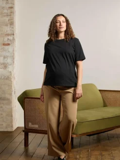 Sale Jojo Maman Bébé Natural Wide Leg Maternity Trousers