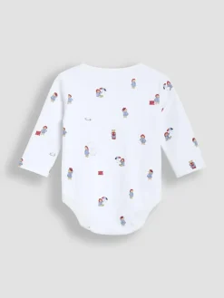Jojo Maman Bébé Navy Appliqué Dungaree Set