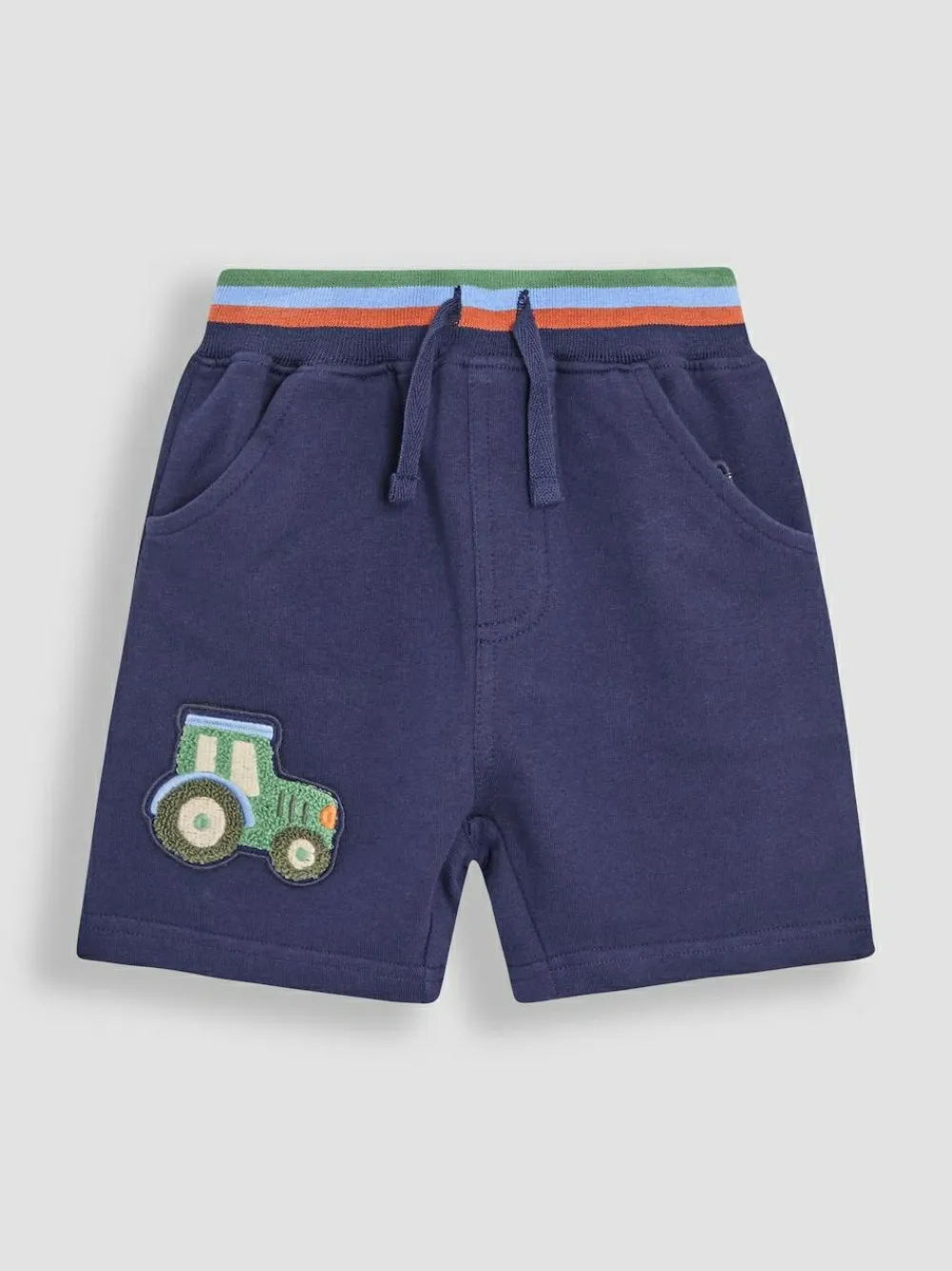 New Jojo Maman Bébé Navy Blue Appliqué Shorts