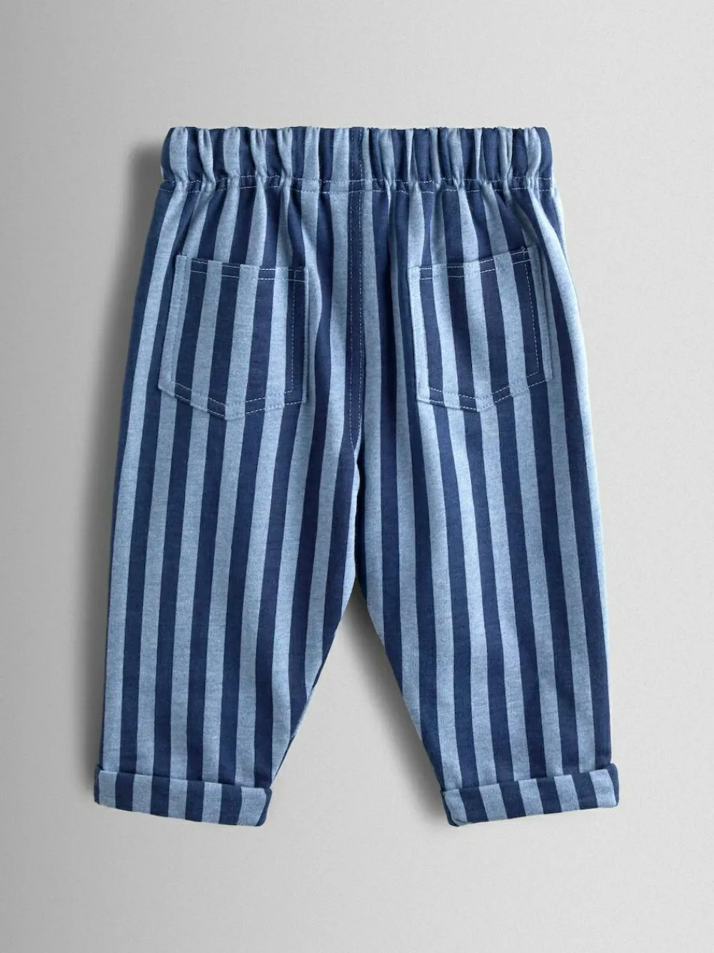 Jojo Maman Bébé 2-Pack Stripe & Plain Joggers^ Pants & Leggings|Jeans & Joggers