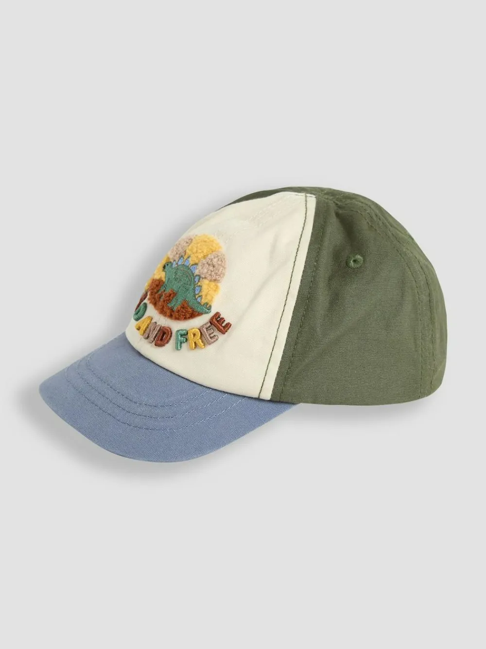 Clearance Jojo Maman Bébé Neutral Dinosaur Appliqué Cap