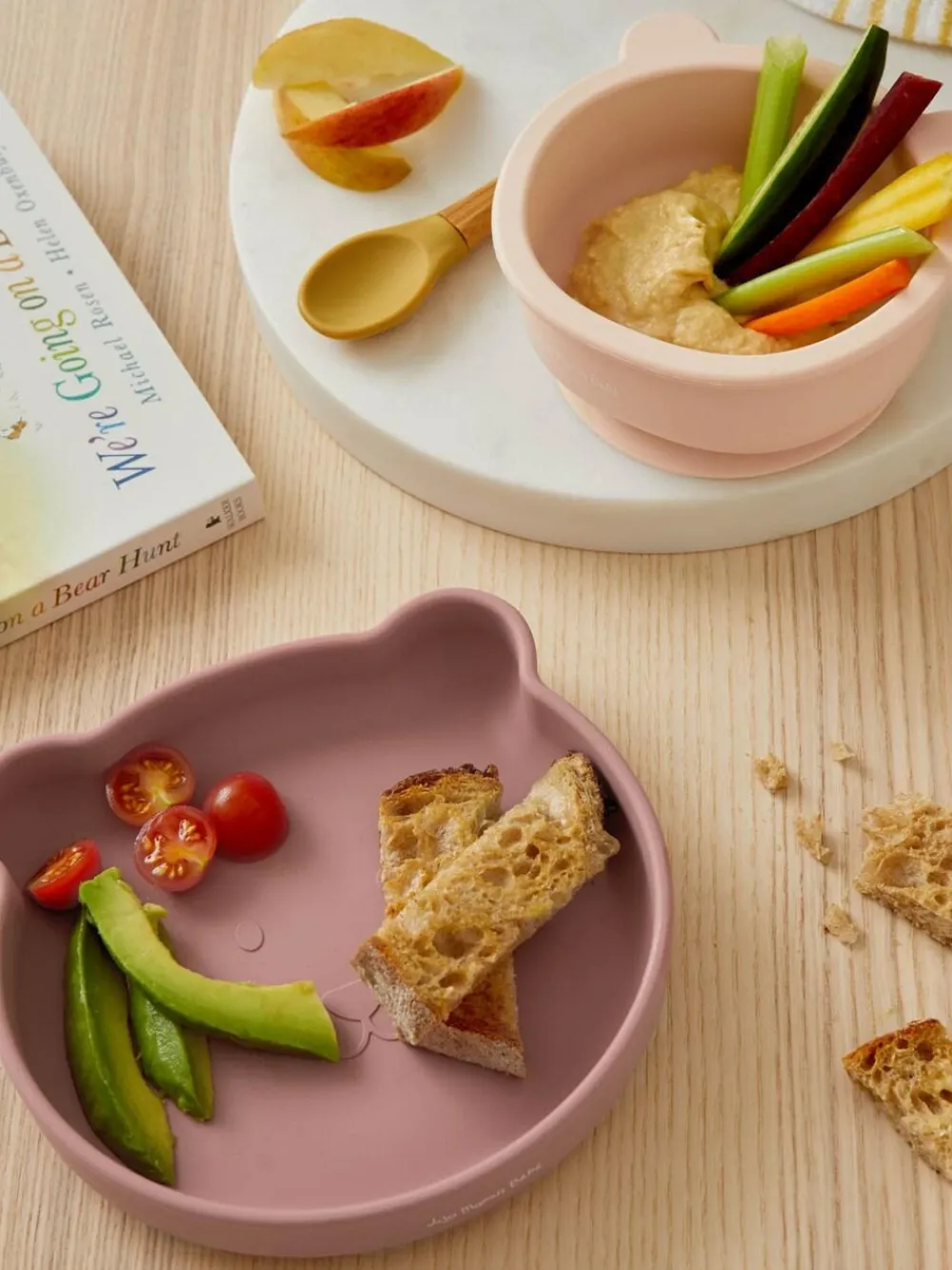 Jojo Maman Bébé My First Silicone Mealtime Bear Set^ Dinner Sets & Pasta Bowls