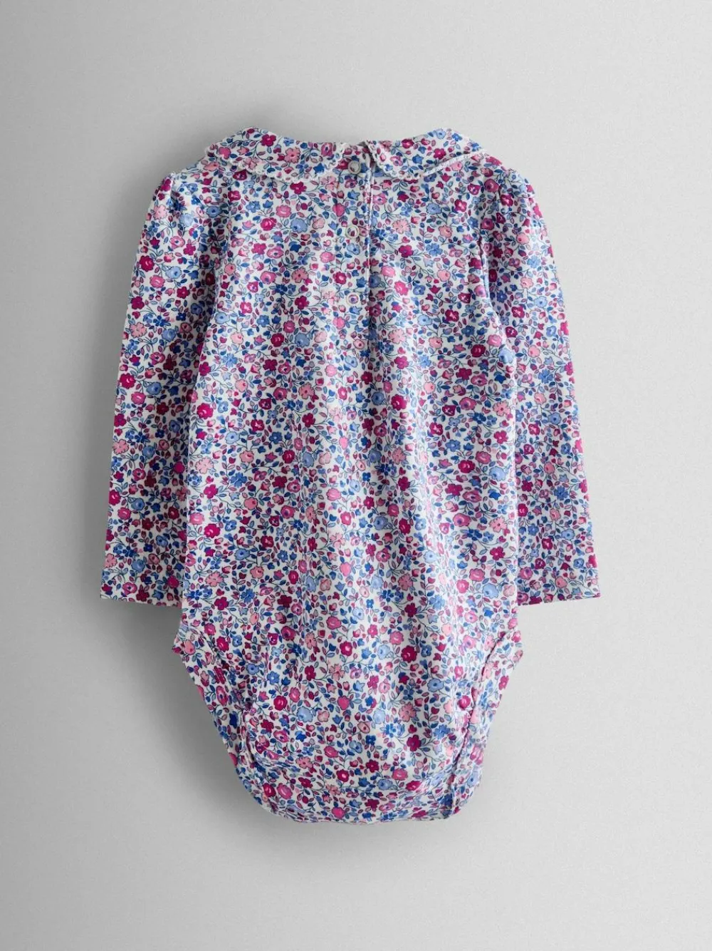 Jojo Maman Bébé Pink 2-Pack Ditsy Floral Peter Pan Bodies^ Bodysuits & Vests|Vests