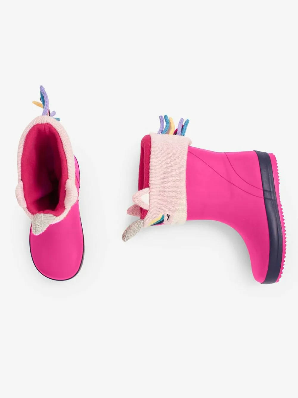 Jojo Maman Bébé Pink Unicorn Unicorn Welly Liners^BOY Socks