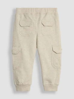 Hot Jojo Maman Bébé Tan Brown & Natural Marl 2-Pack Cargo Joggers Tan Brown & Natural Marl