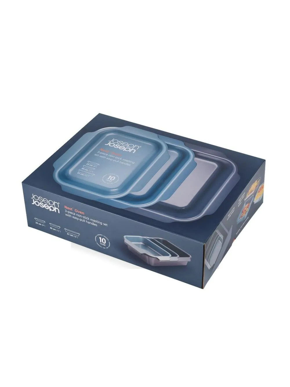 Joseph Joseph Blue Nest™ Oven Non Stick 3 Piece Roasting Tray Set^ Branded Kitchenware