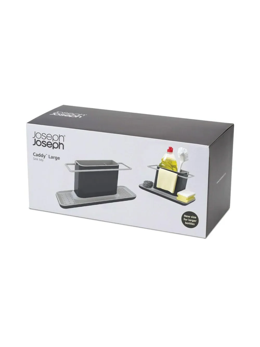 New Joseph Joseph Grey Caddy Large Sink Tidy