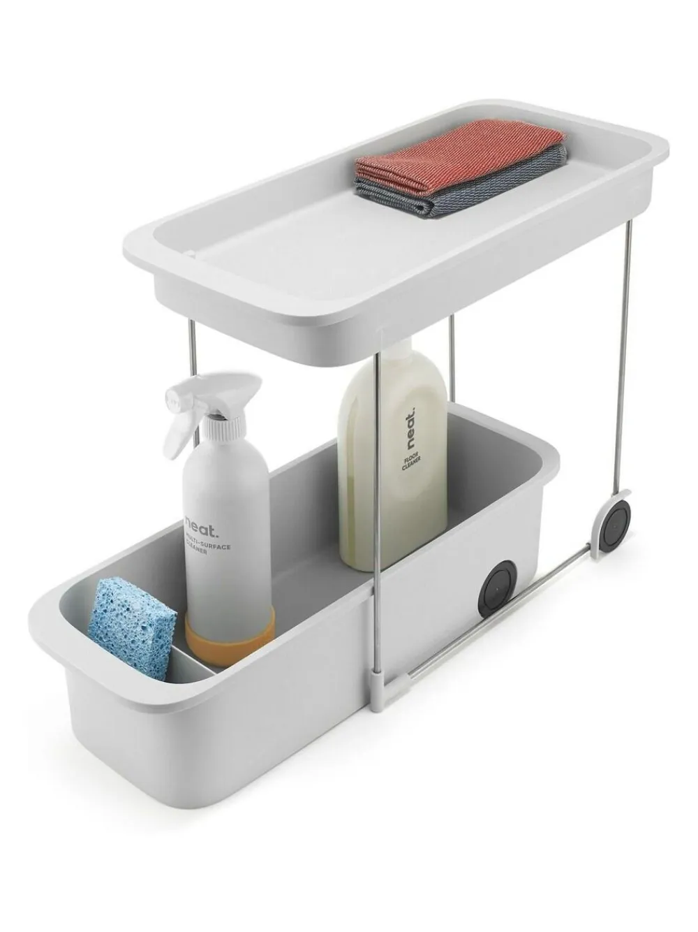 Joseph Joseph Light Stone Cupboard Store™ 2-Tier Storage Caddy^ Storage & Organisation|Branded Kitchenware
