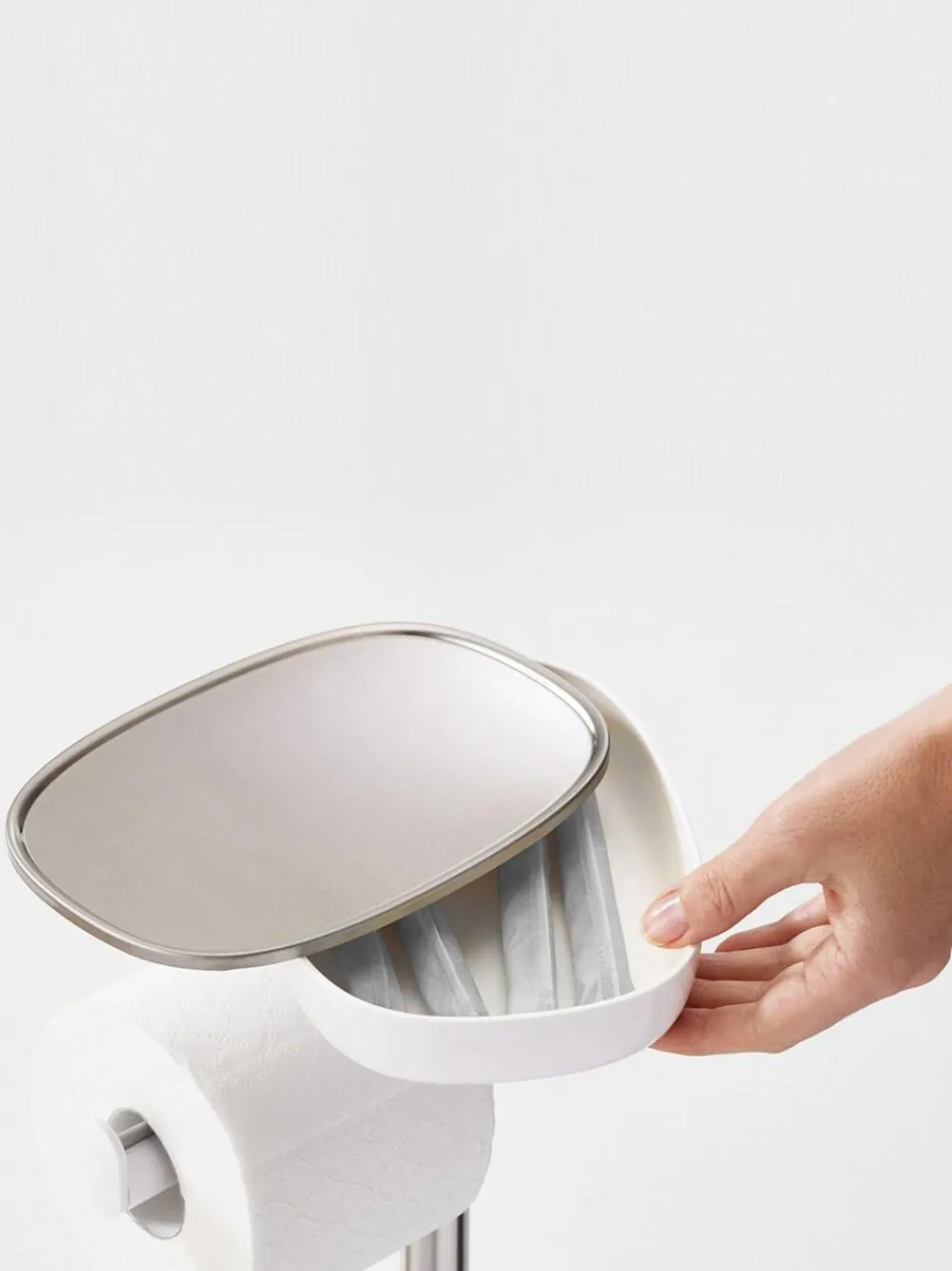 Online Joseph Joseph Silver EasyStore Butler Standing Toilet Paper Holder