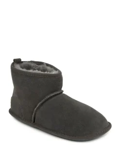 Sale Just Sheepskin Mens Chester Winter Slippers Grey