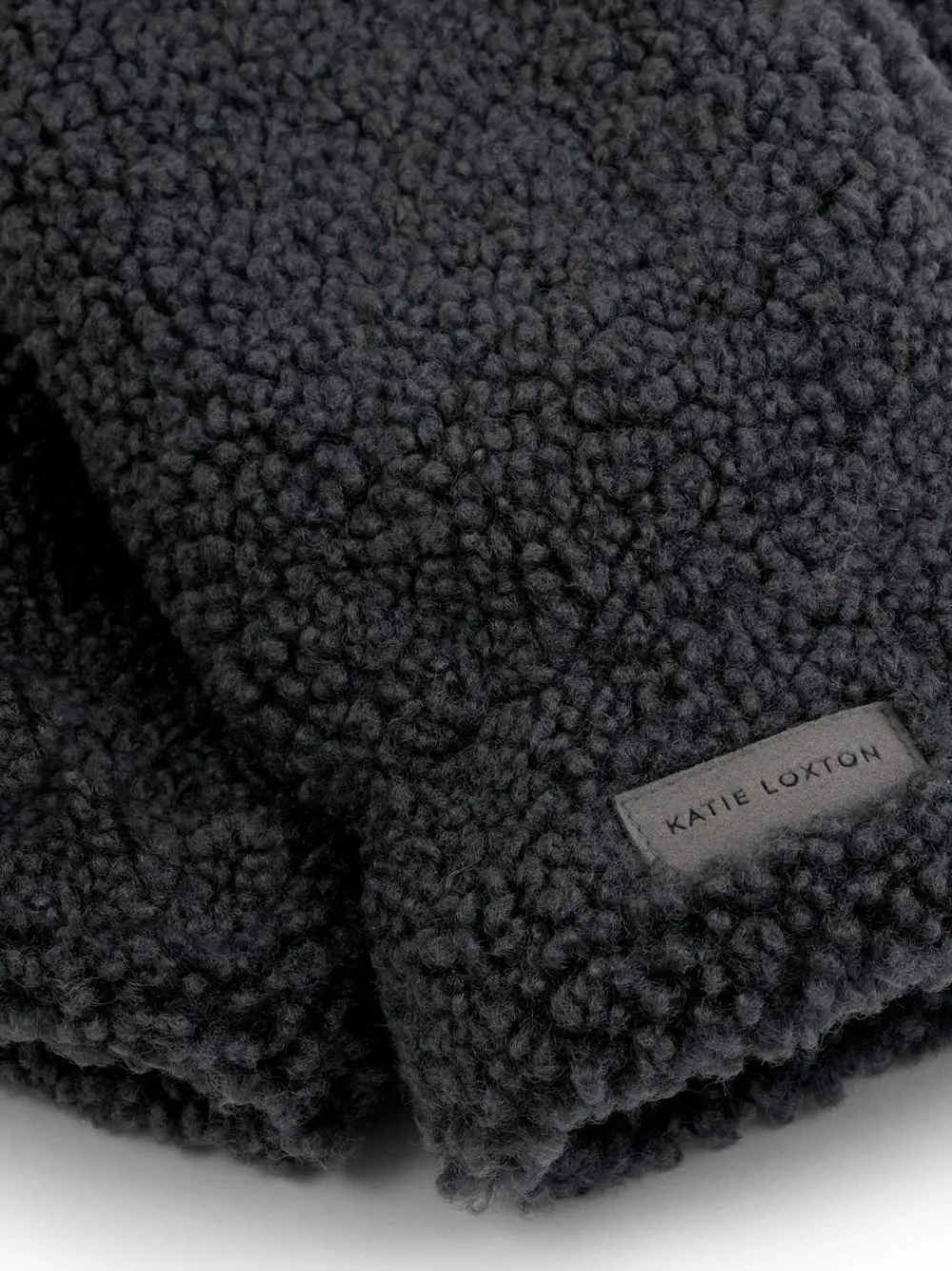 Hot Katie Loxton Teddy Mittens With Cord Grey