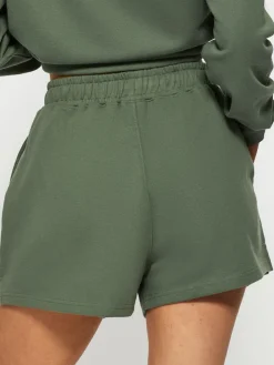 New KBX White Jessica Shorts Green