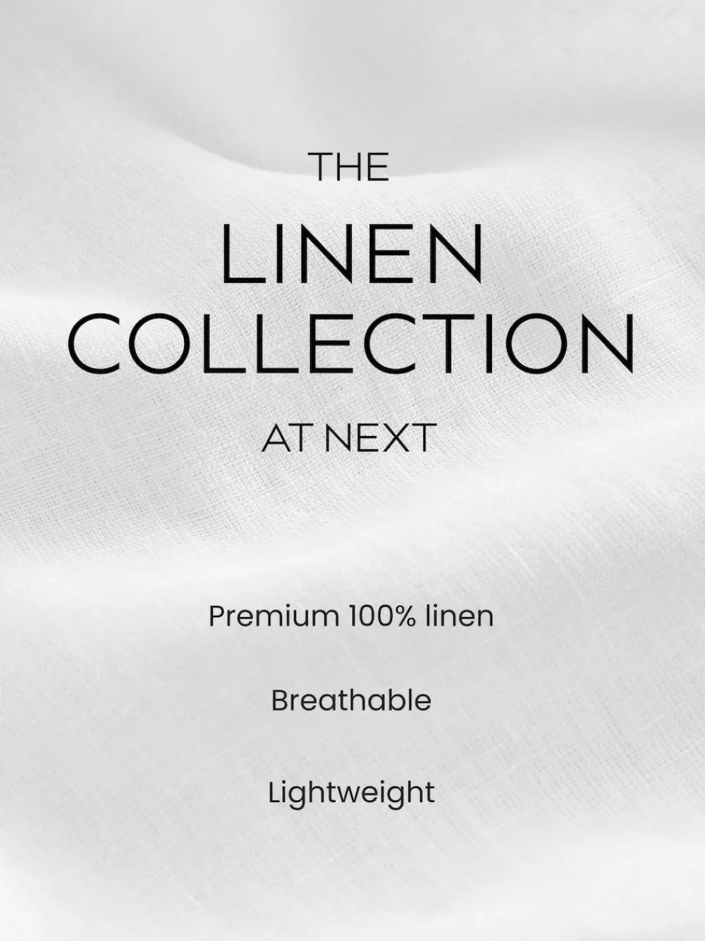 Next Khaki Green 100% Linen Premium Wide Leg Trousers^Women Pants