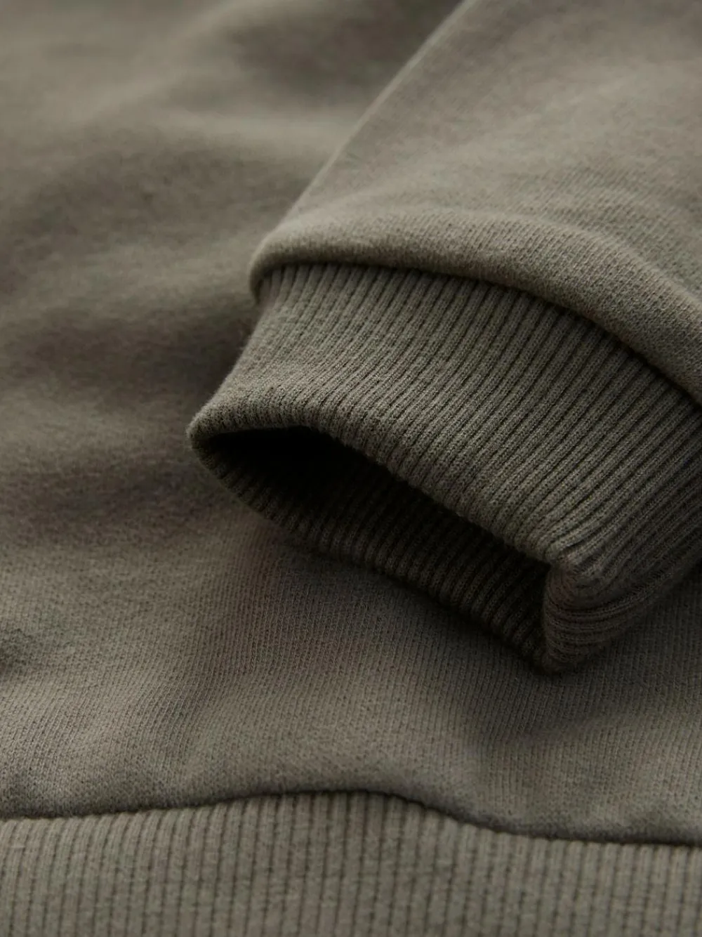 Sale Next Long Sleeve Soft Touch Hoodie (3mths-7yrs) Khaki Green