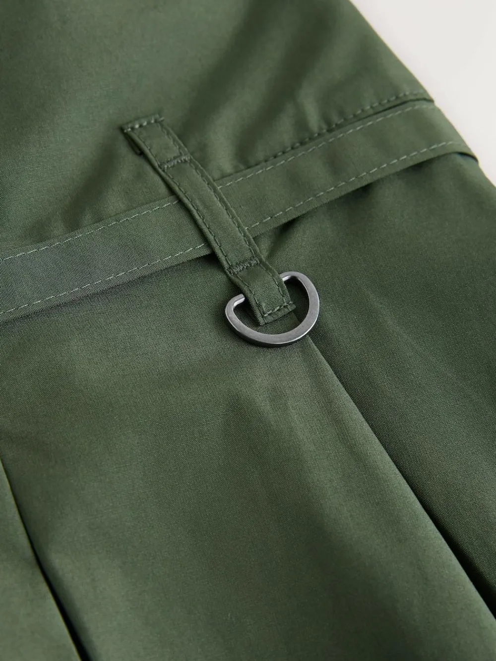 Hot Next Pleated Midi Skirt Khaki Green