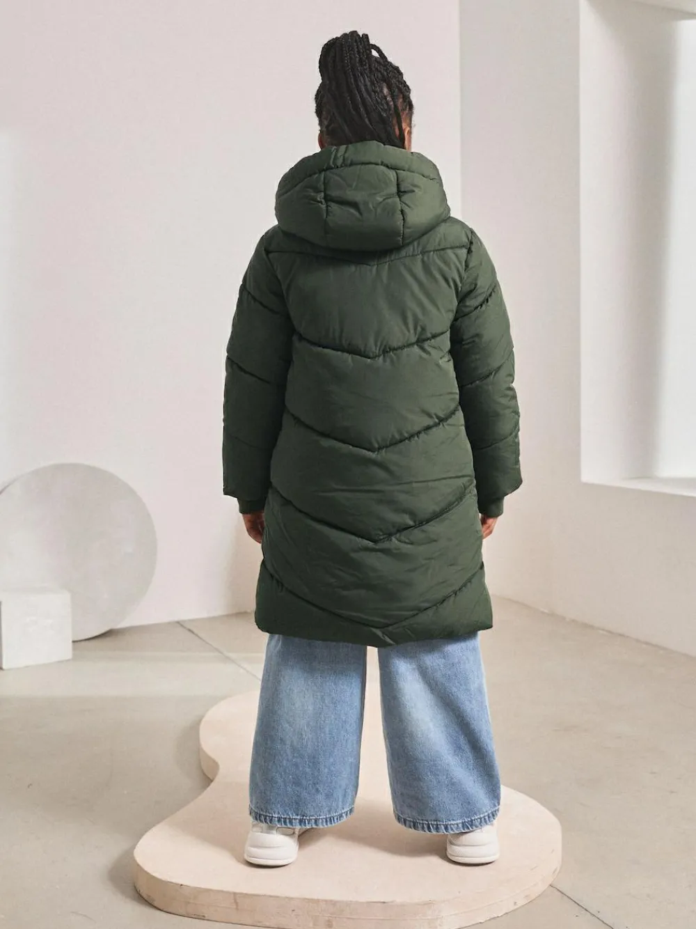 Next Shower Resistant Faux Fur Lined Hooded Padded Coat (3-16yrs)^ Jackets & Coats|Snowsuits & Coats
