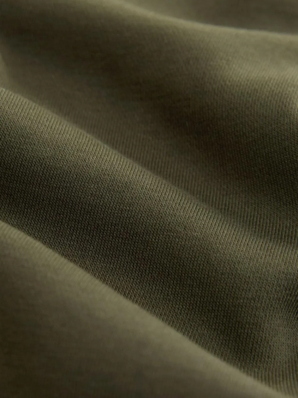 Sale Next Khaki Green Straight Fit Relaxed Fit Brushback Heavyweight Joggers