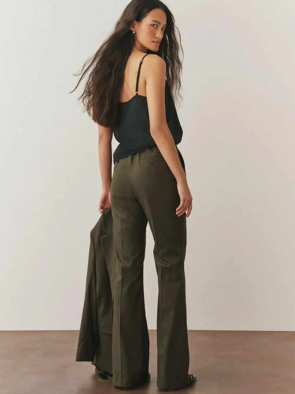 Next Tailored Bootcut Trousers With Wool^Women Suits & Tailoring|Pants