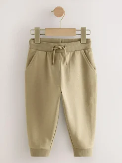 Outlet Next Regular Fit Joggers 5 Pack (3mths-7yrs) Khaki/Grey/Blue