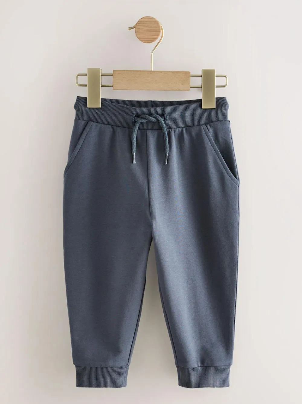 Outlet Next Regular Fit Joggers 5 Pack (3mths-7yrs) Khaki/Grey/Blue