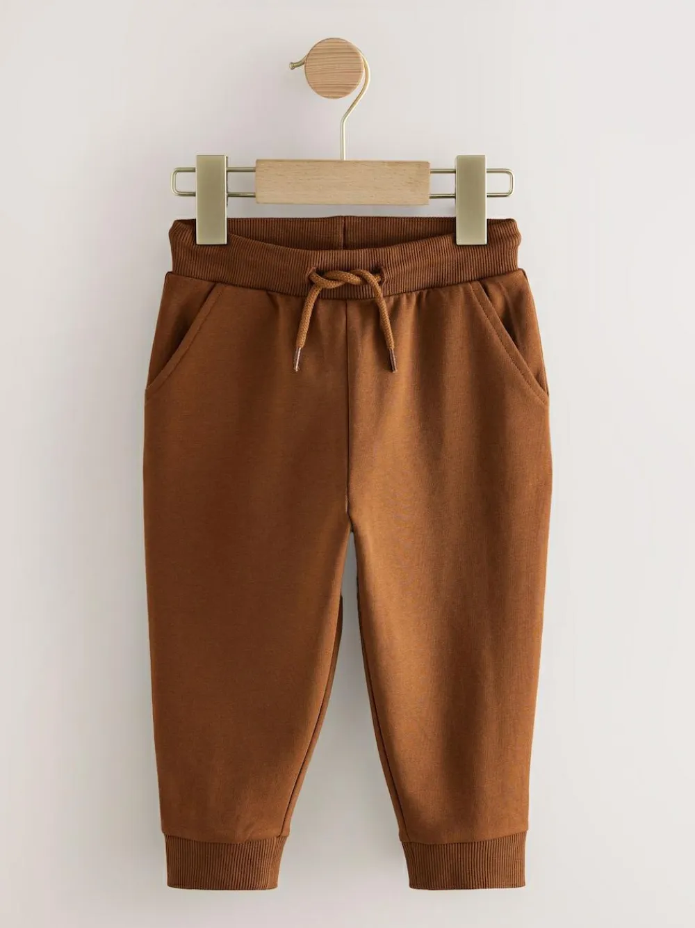 Outlet Next Regular Fit Joggers 5 Pack (3mths-7yrs) Khaki/Grey/Blue