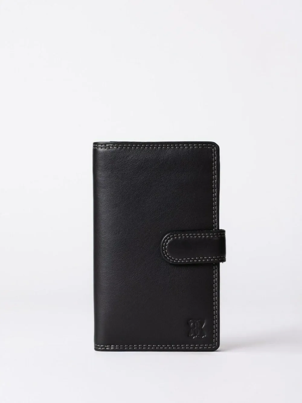 Hot Lakeland Leather Black Medium Tab Purse