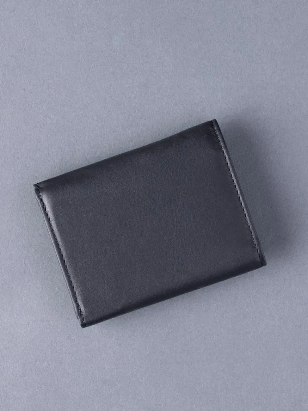 Lakeland Leather Black Stitch Tri-Fold Wallet^ Wallets