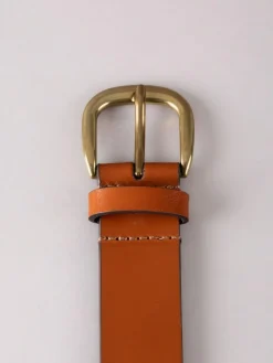 Lakeland Leather Sandale Studded Belt Brown