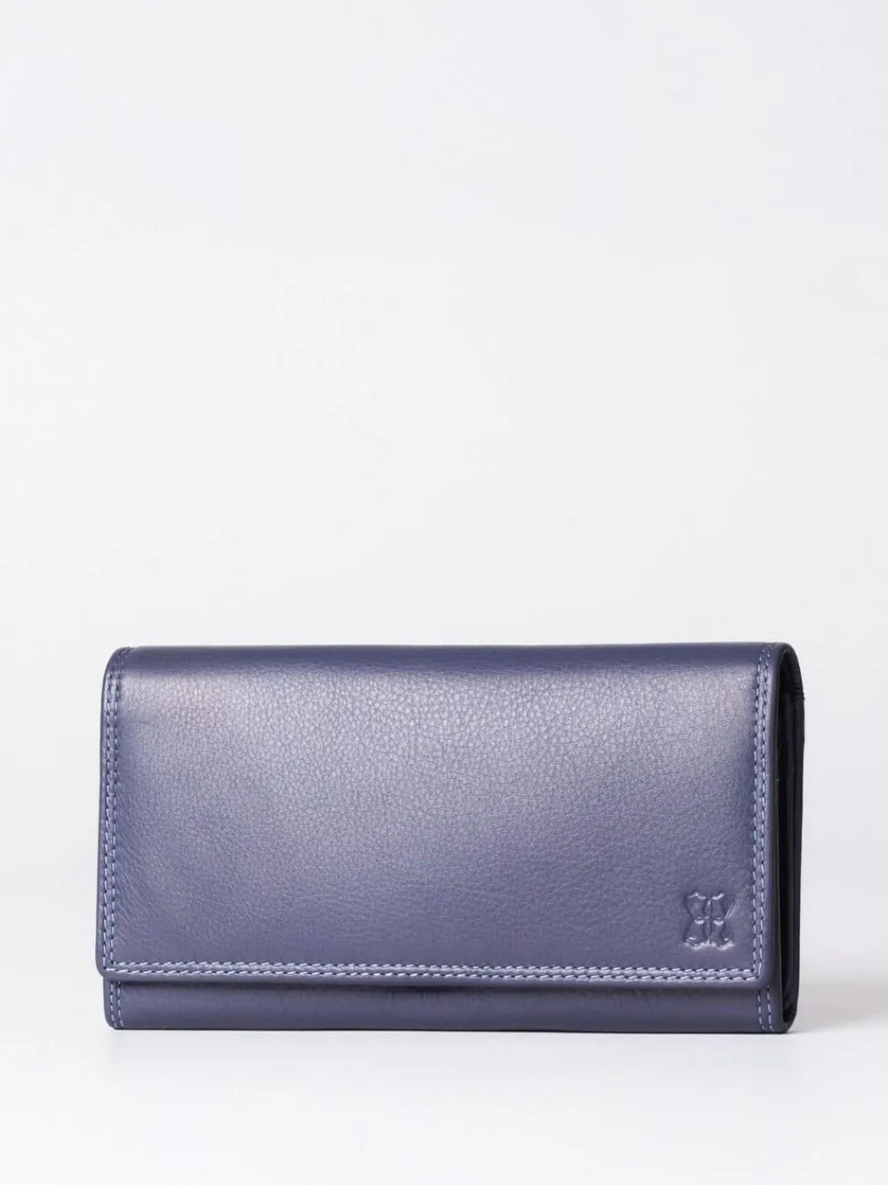 Lakeland Leather Light Purple Large Flapover Purse^Women Purses