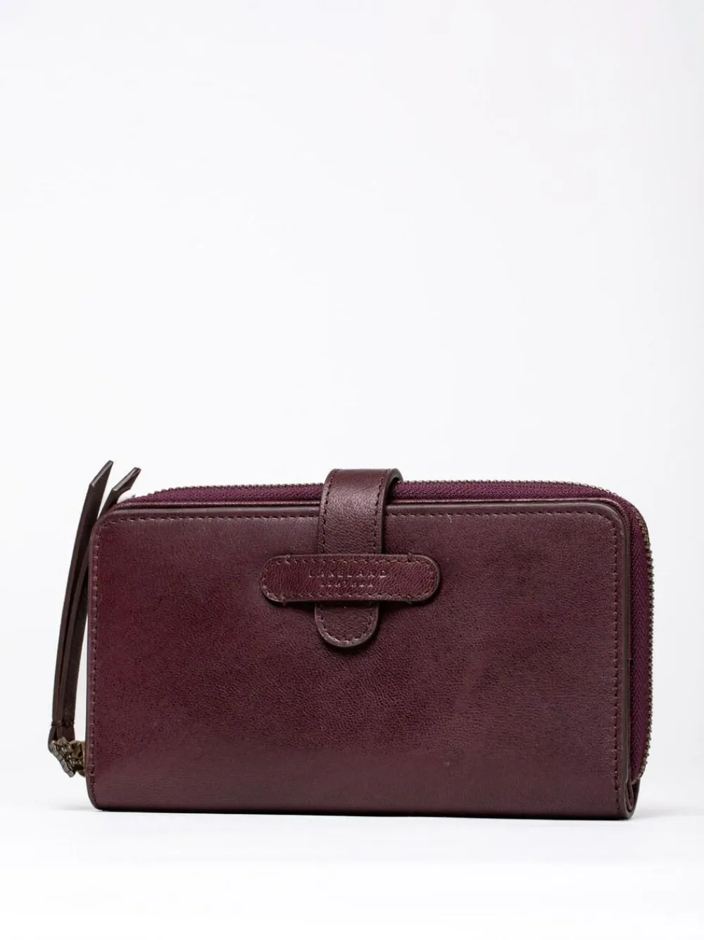 Lakeland Leather Newby Tab Purse Red