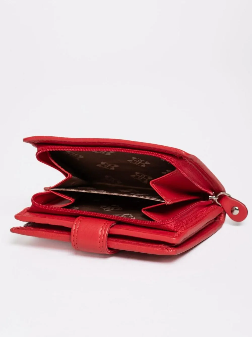 Lakeland Leather Red Small Tab Purse^Women Purses