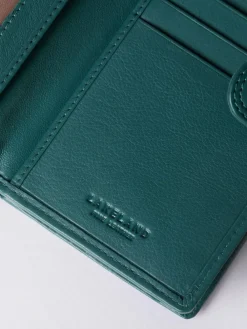 Lakeland Leather Teal Green Medium Tab Purse^Women Purses