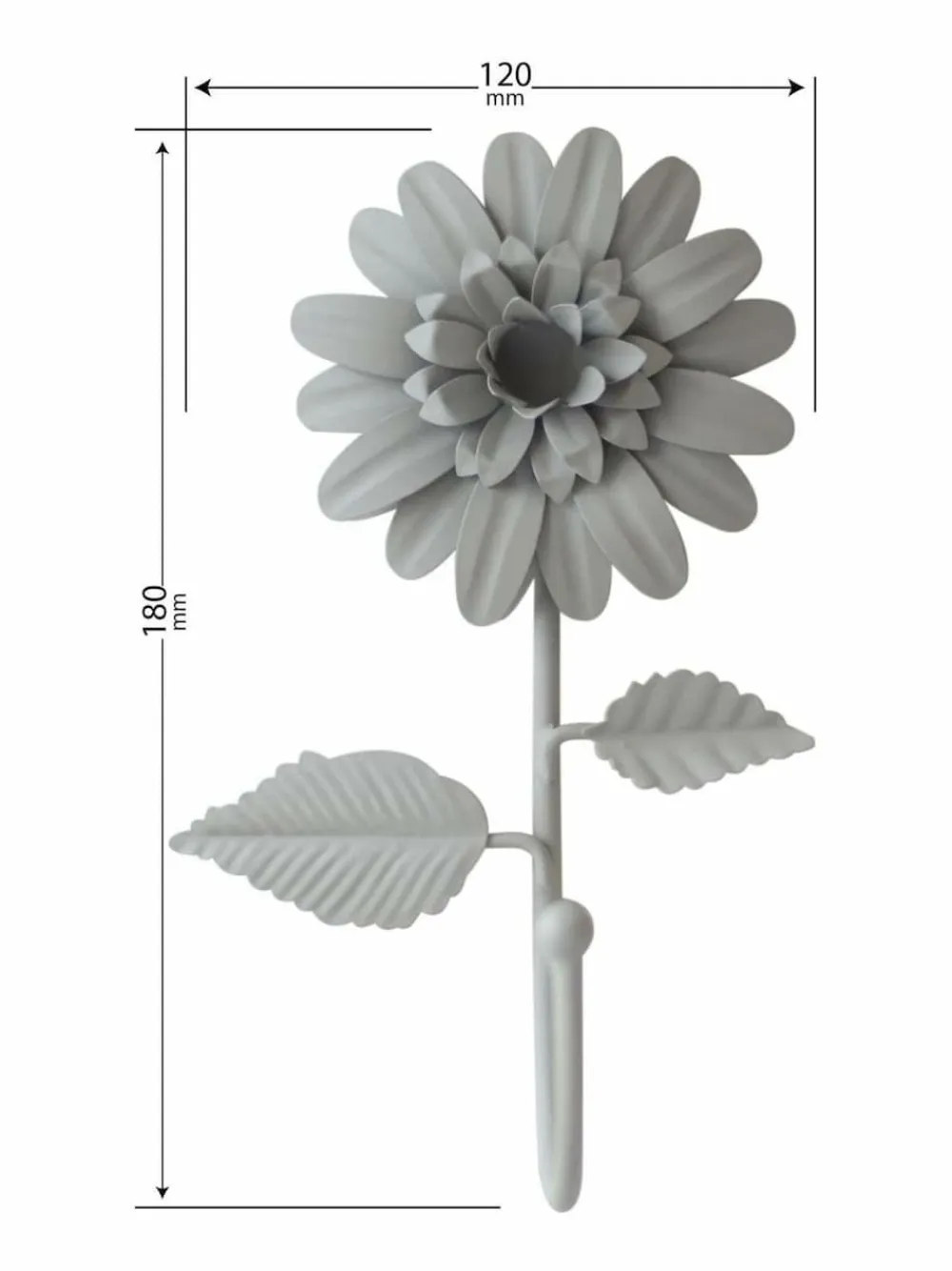 Sale Laura Ashley Dove Grey Dahlia Hooks Set of 2
