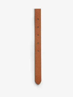 Lauren Ralph Lauren Tan Brown Reversible Monogram Belt^Women Belts