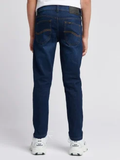 Discount Lee Boys Luke Slim Stretch Fit Jeans Blue