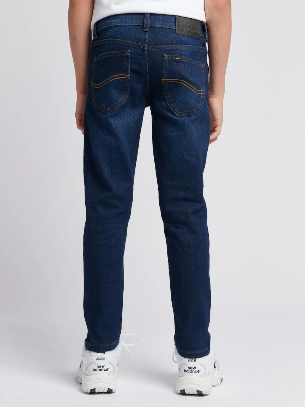 Discount Lee Boys Luke Slim Stretch Fit Jeans Blue