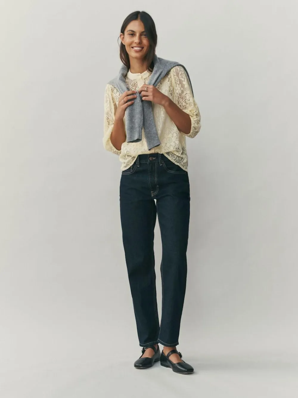 Next Lace Half Sleeve Blouse^Women Tops & T-Shirts|Blouses & Shirts