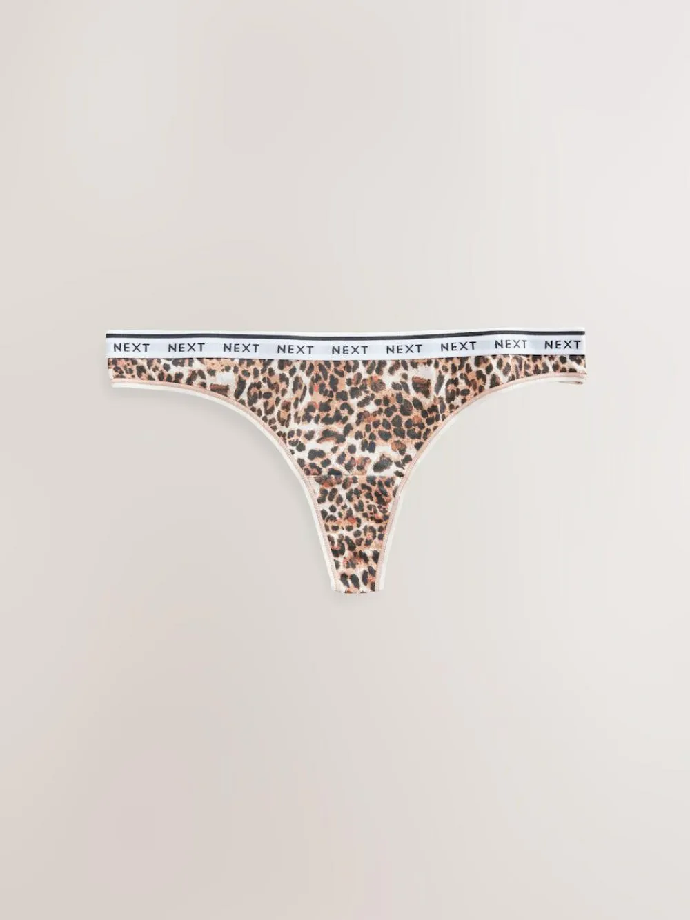 Next Thong Cotton Logo Knickers 4 Pack^Women Panties