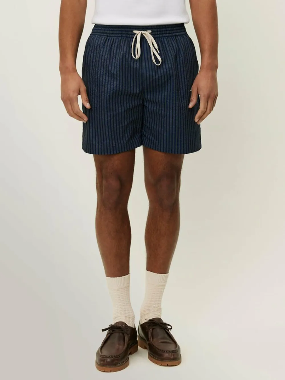 Les Deux Stan Stripe Seersucker Swim Shorts^ Swimwear
