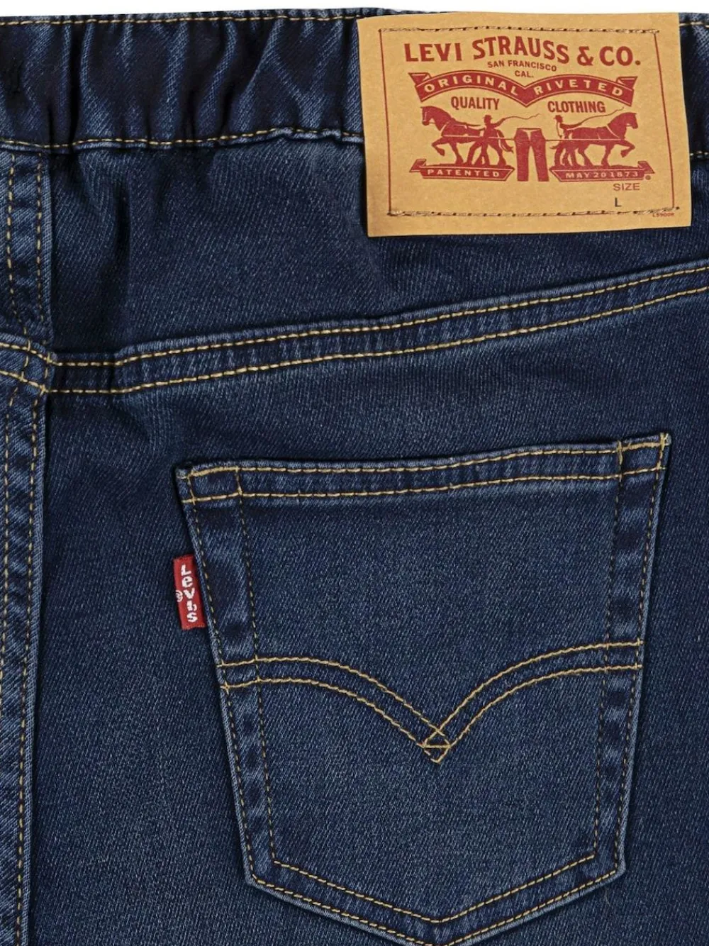 Levi's ® Black Skinny Pull On Jeggings