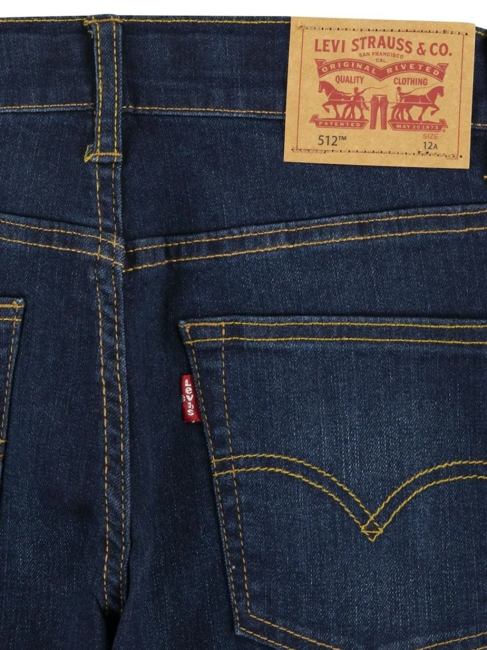 Online Levi's ® Navy 512™ Slim Fit Tapered Jeans